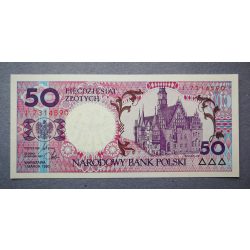 Poland 50 Zlotych 1990 Unc