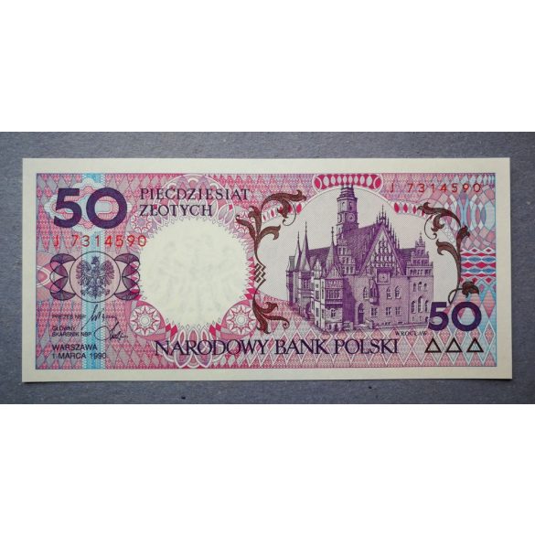 Poland 50 Zlotych 1990 Unc