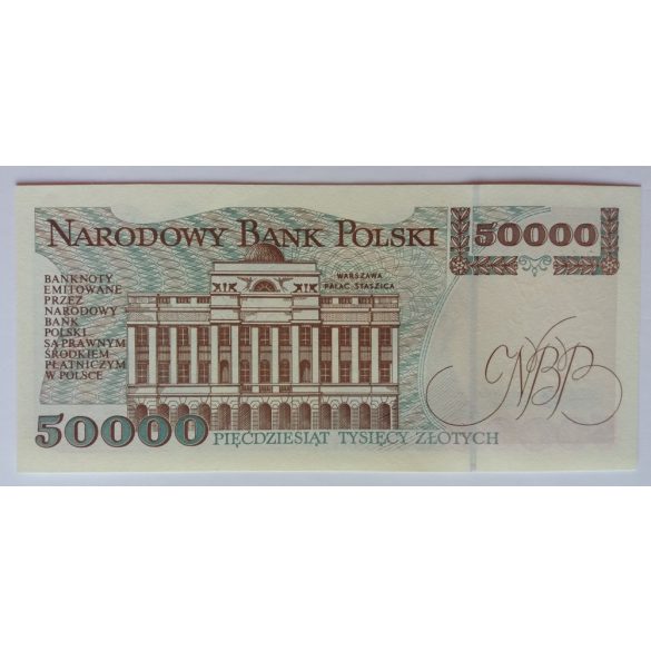 Poland 50000 Zlotych 1989 UNC