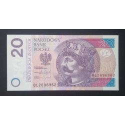 Poland 20 Zlotych 2016 Unc