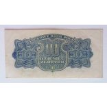 Poland 10 zlotych 1944 VF