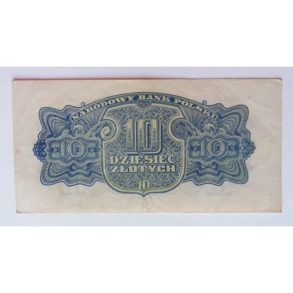 Poland 10 zlotych 1944 VF