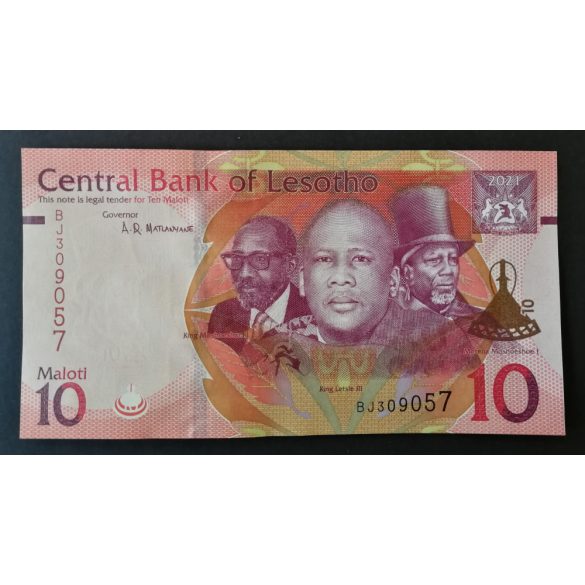 Lesotho 10 Maloti 2022 UNC