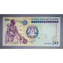 Lesotho 50 Maloti 2009 UNC