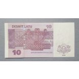 Latvia 10 Latu 2008 UNC