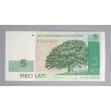 Latvia 5 Lati 2009 Unc
