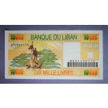 Lebanon 10000 Livres 1998 Unc