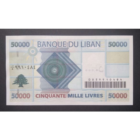 Lebanon 50000 Livres 2004 Unc 