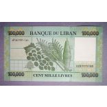 Lebanon 100000 Livres 2017 Unc