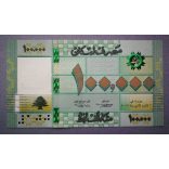 Lebanon 100000 Livres 2017 Unc