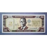 Liberia 20 Dollars 2003 Unc