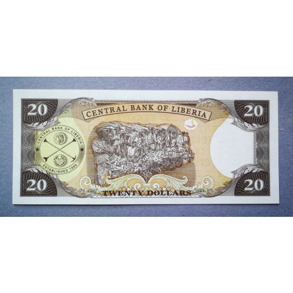Liberia 20 Dollars 2003 Unc