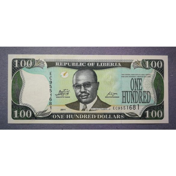 Libéria 100 Dollars 2011 Unc