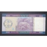 Liberia 500 Dollars 2017 Unc