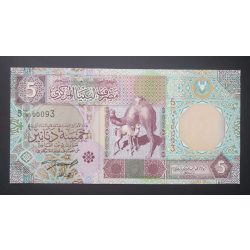 Libya 5 Dinars 2002 Unc