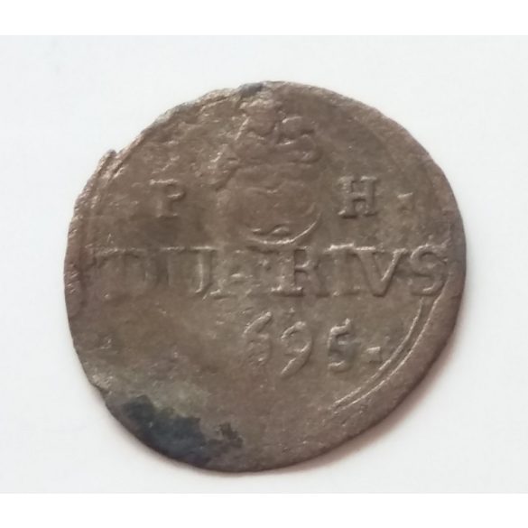 Magyarország I. Lipót Duarius 1695 0,412 g ezüst