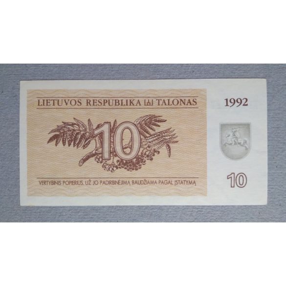 Lithuania 10 Talonas 1992 UNC
