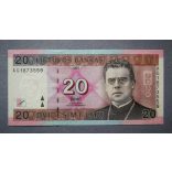 Lithuania 20 Litu 2007 UNC 
