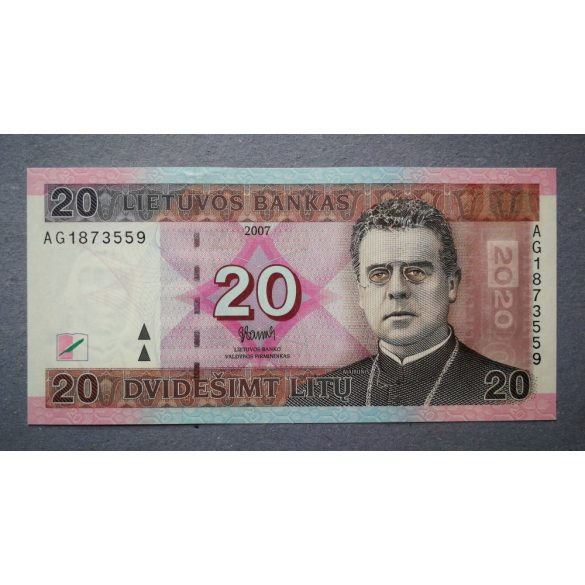 Litvánia 20 Litu 2007 UNC