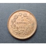 Luxembourg 5 Centimes 1855