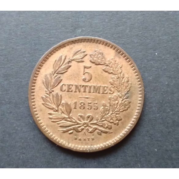 Luxemburg 5 Centimes 1855