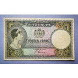Luxembourg 50 Franc 1944 F 