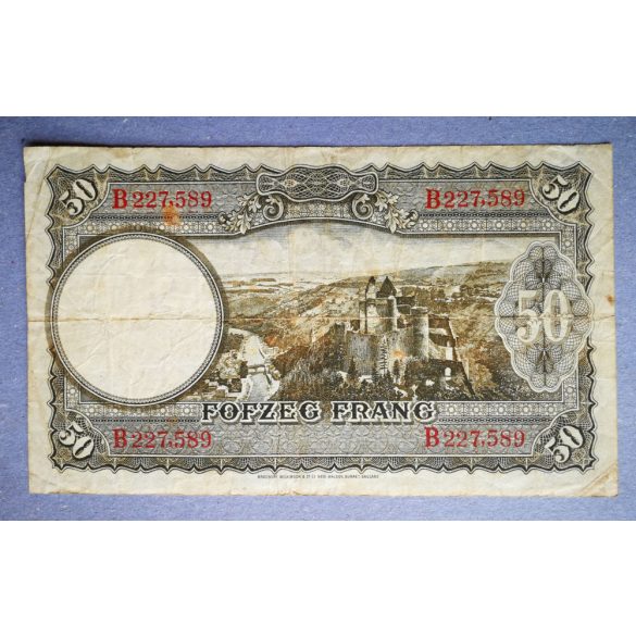 Luxembourg 50 Franc 1944 F 