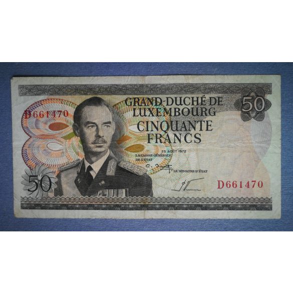 Luxemburg 50 Francs 1972 F