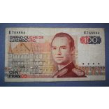 Luxemburg 100 Francs 1980 F