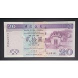 Macau 20 Patacas 2003 Unc