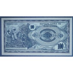 Macedónia 100 Denari 1992 UNC