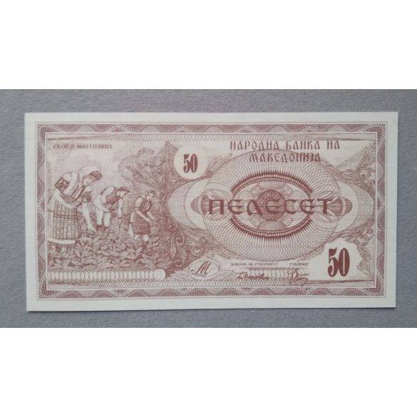 Macedónia 50 Denari 1992 UNC-