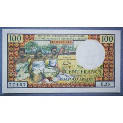Madagascar 100 Francs 1966 XF+