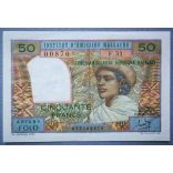 Madagascar 50 Francs 1969 VF+