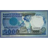 Madagaszkár 5000 Ariary 1987 F