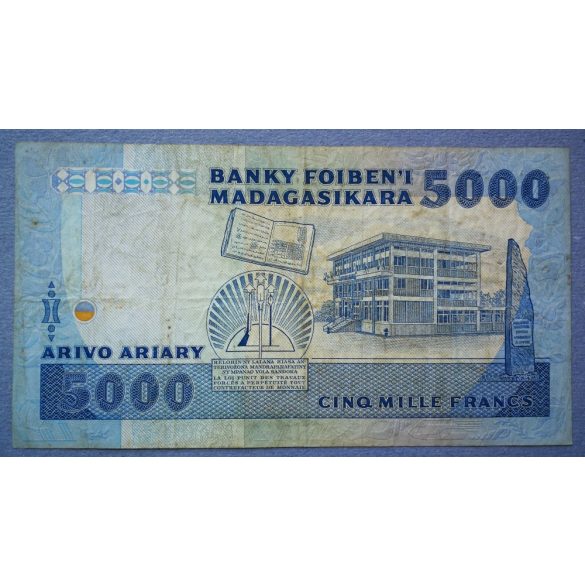 Madagaszkár 5000 Ariary 1987 F