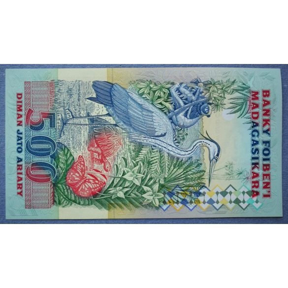 Madagascar 2500 Francs 500 Ariary 1993 UNC