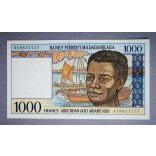 Madagascar 1000 Francs 1994 Unc