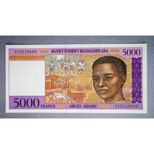 Madagascar 5000 Francs 1994 UNC