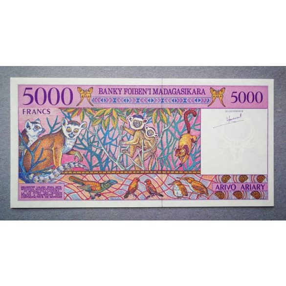 Madagaszkár 5000 Francs 1994 UNC