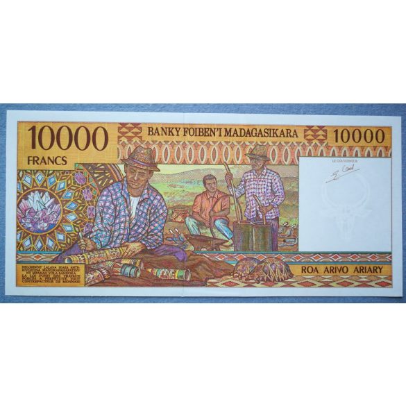 Madagaszkár 10000 Francs Ariary 1995 aUNC+