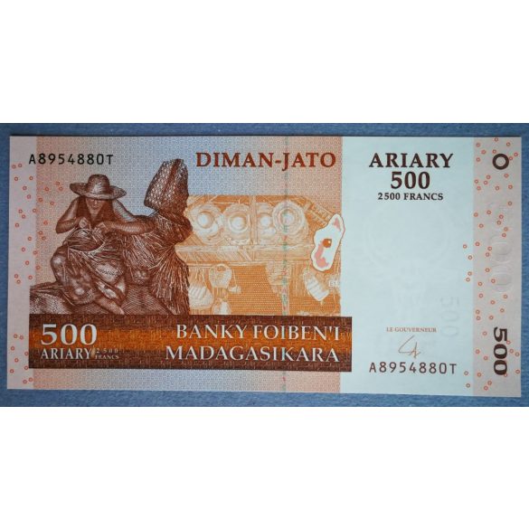 Madagaszkár 500 Ariary 2000 Francs 2004 UNC