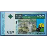 Madagascar 10000 Ariary 50000 Francs 2007 UNC