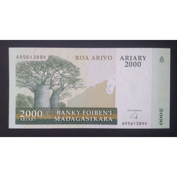 Madagascar 2000 Ariary 2008 UNC