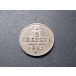 Hungary 1/2 Krajczár 1851 B