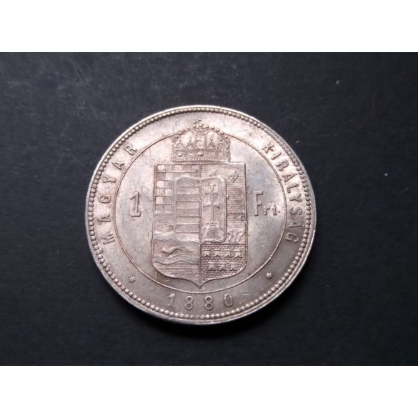 Hungary Ferenc József 1 Forint 1880 KB, silver