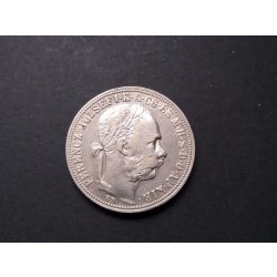 Hungary Ferenc József 1 Forint 1890 KB, silver