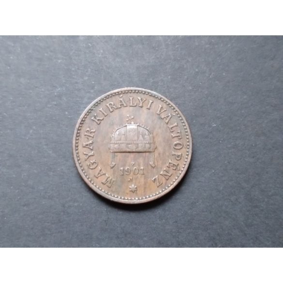 Hungary 2 Filler 1901 KB