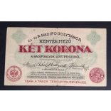 Hungary 2 Crowns 1916 Kenyérmező Prisoner of War Camp VF