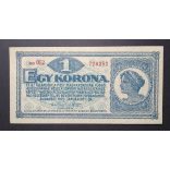 Hungary 1 Korona 1920 XF